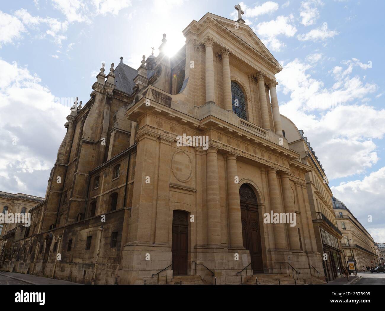 La chiesa protestante Oratoire è una chiesa protestante storica situata a rue Saint-Honore nel 1 ° arrondissement di Parigi, di fronte alla strada Foto Stock