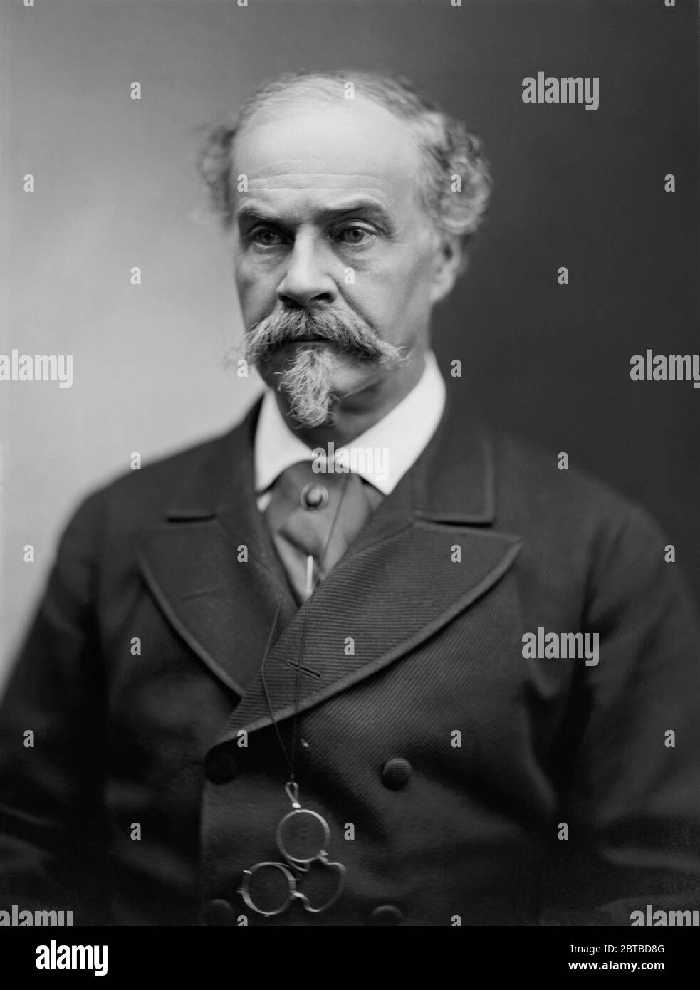 1885 ca , USA : LA STORIA dello scultore americano WILLIAM WETMORE ( 1819 - 1895 ). Foto di Mathew B. BRADY ( 1822 ca - 1896 ) e Levin C. Handy .- ARTE - SCULTURA - SCULTURA - RITRATTO - ritratto - STORIA - FOTO STORICHE - barba - barba - cravatta - cravatta - lente - pince-nez - occhiali da vista -- -- Archivio GBB Foto Stock