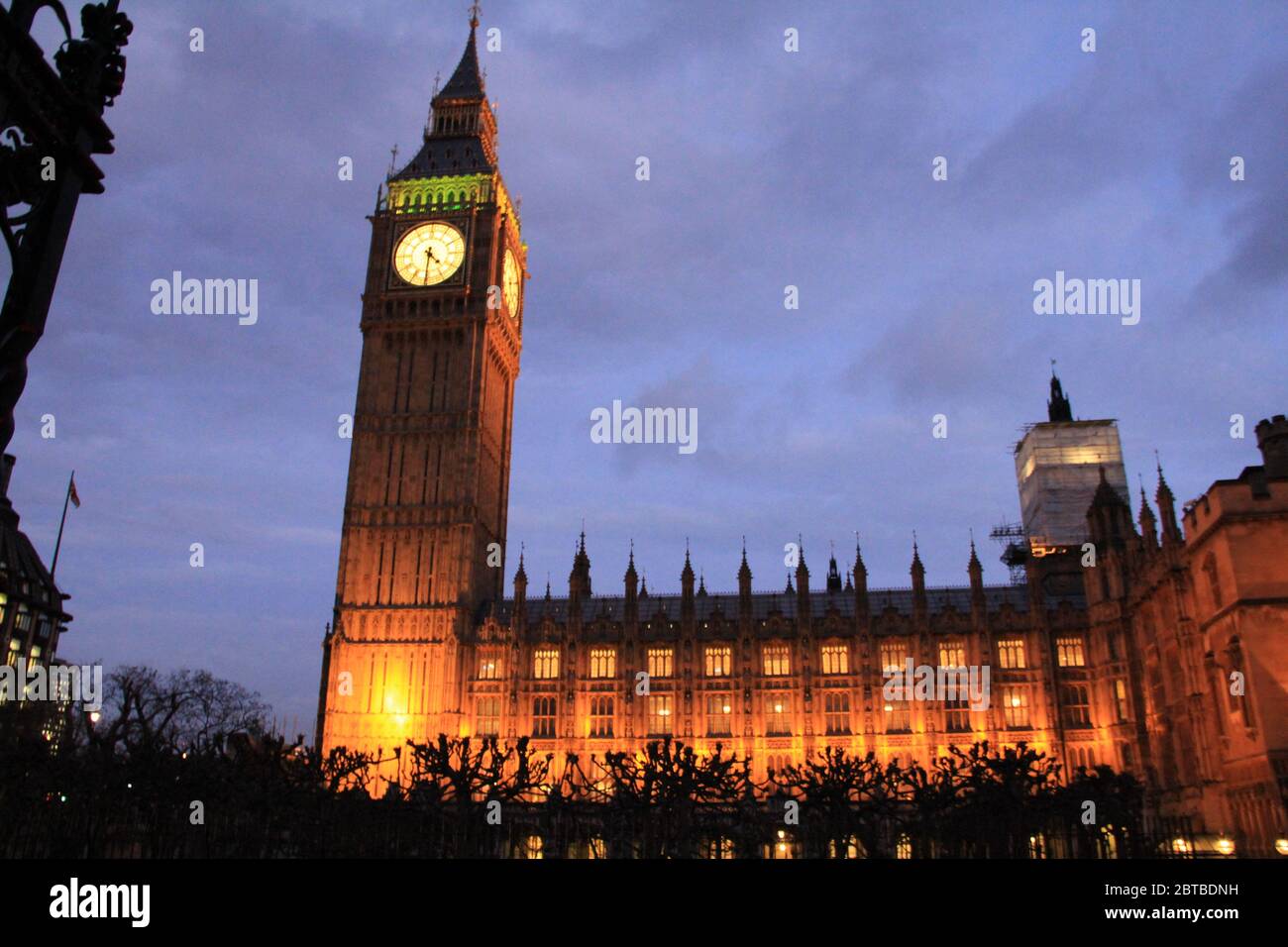 Big Ben a Londra in Inghilterra Foto Stock