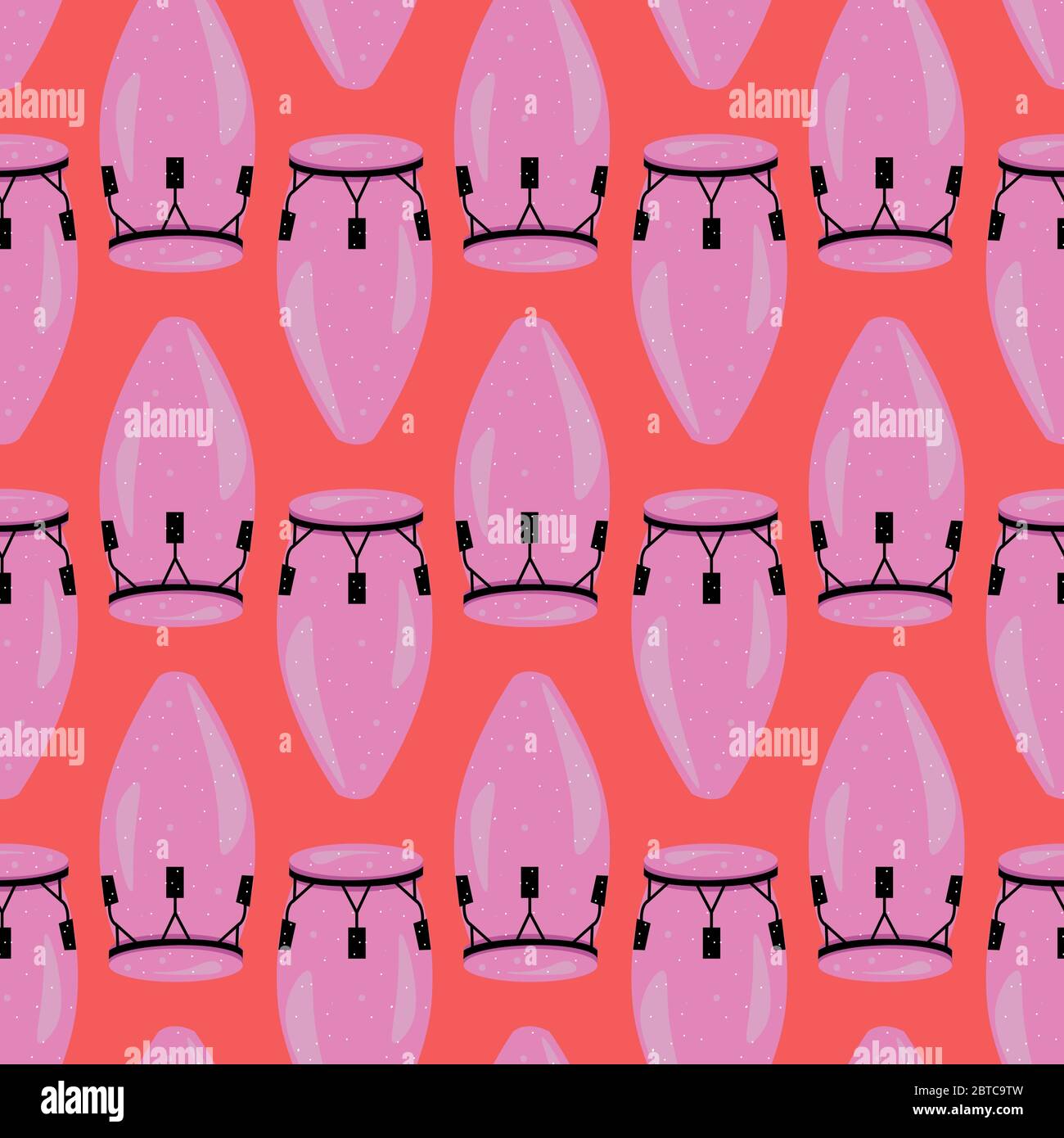 Schema congas , illustrazione, vettore su sfondo bianco Illustrazione Vettoriale