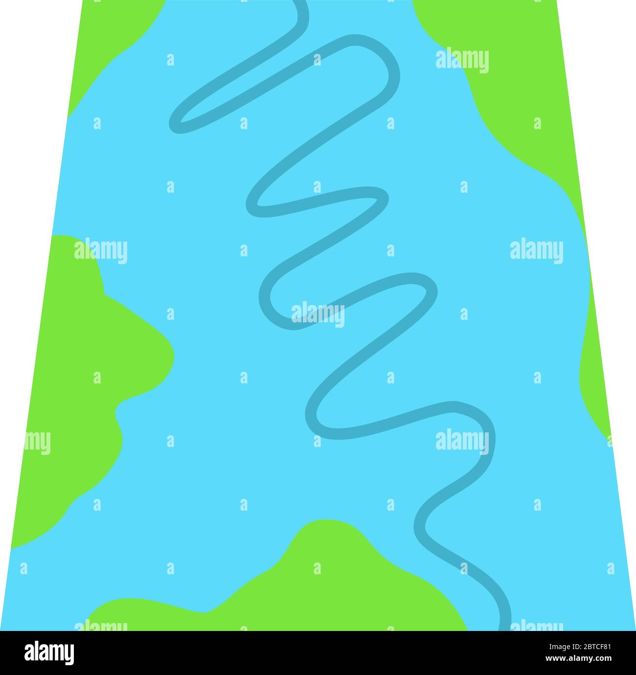 Mappa, illustrazione, vettore su sfondo bianco Illustrazione Vettoriale