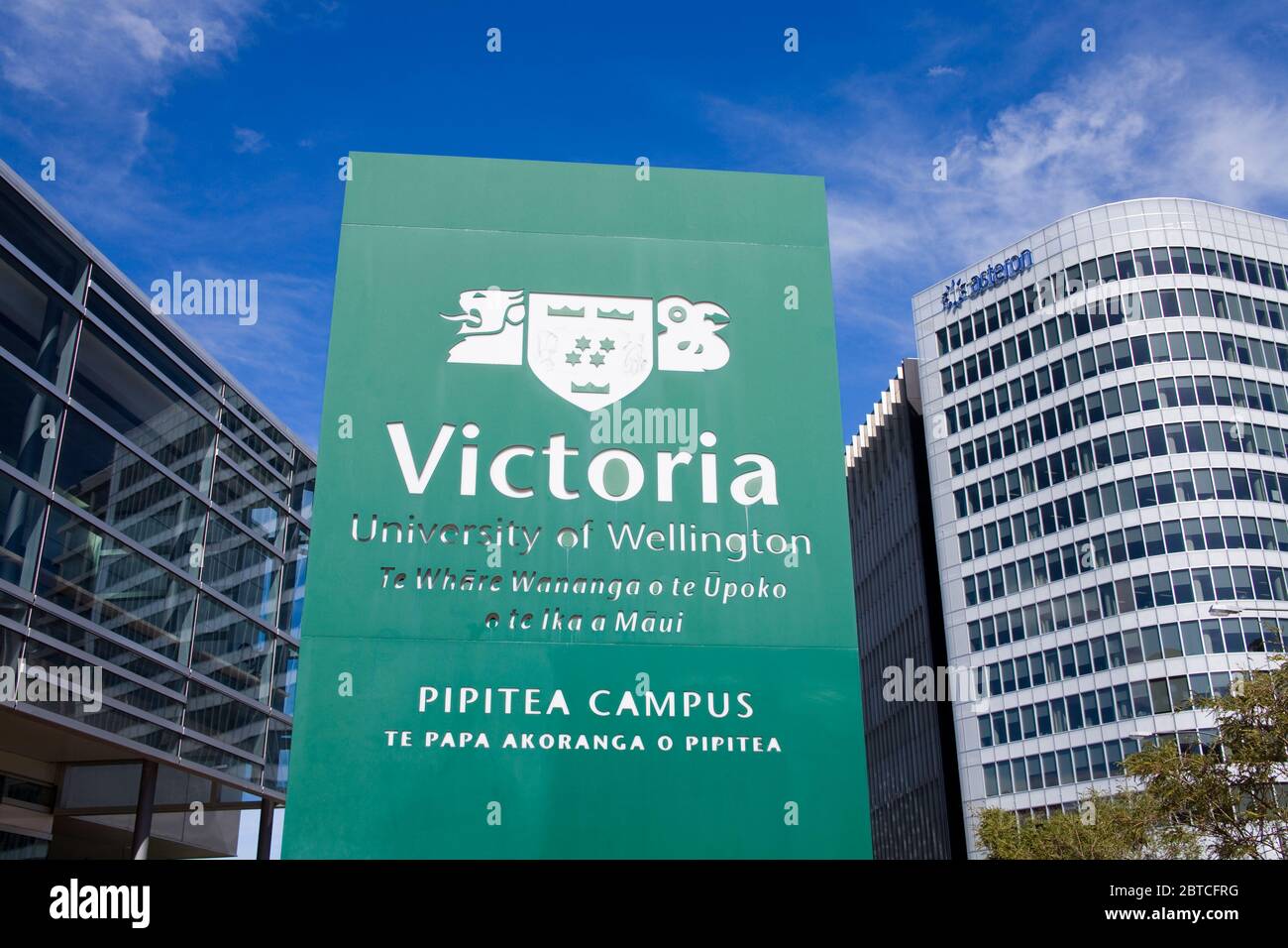 Pipitea campus in Victoria University, Wellington City, North Island, Nuova Zelanda Foto Stock