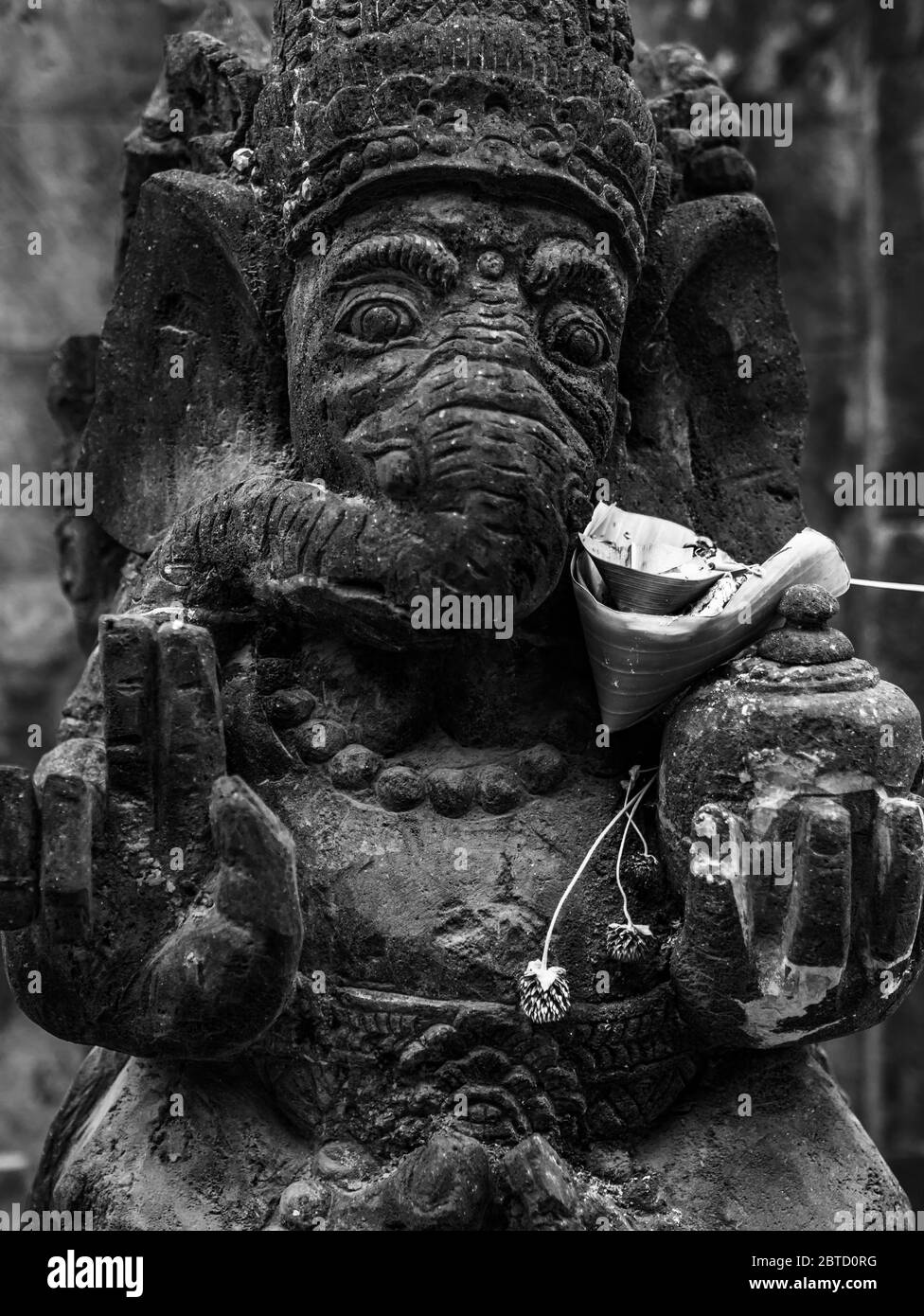 Statua al palazzo Tirta Gangga a Bali Indonesia Foto Stock