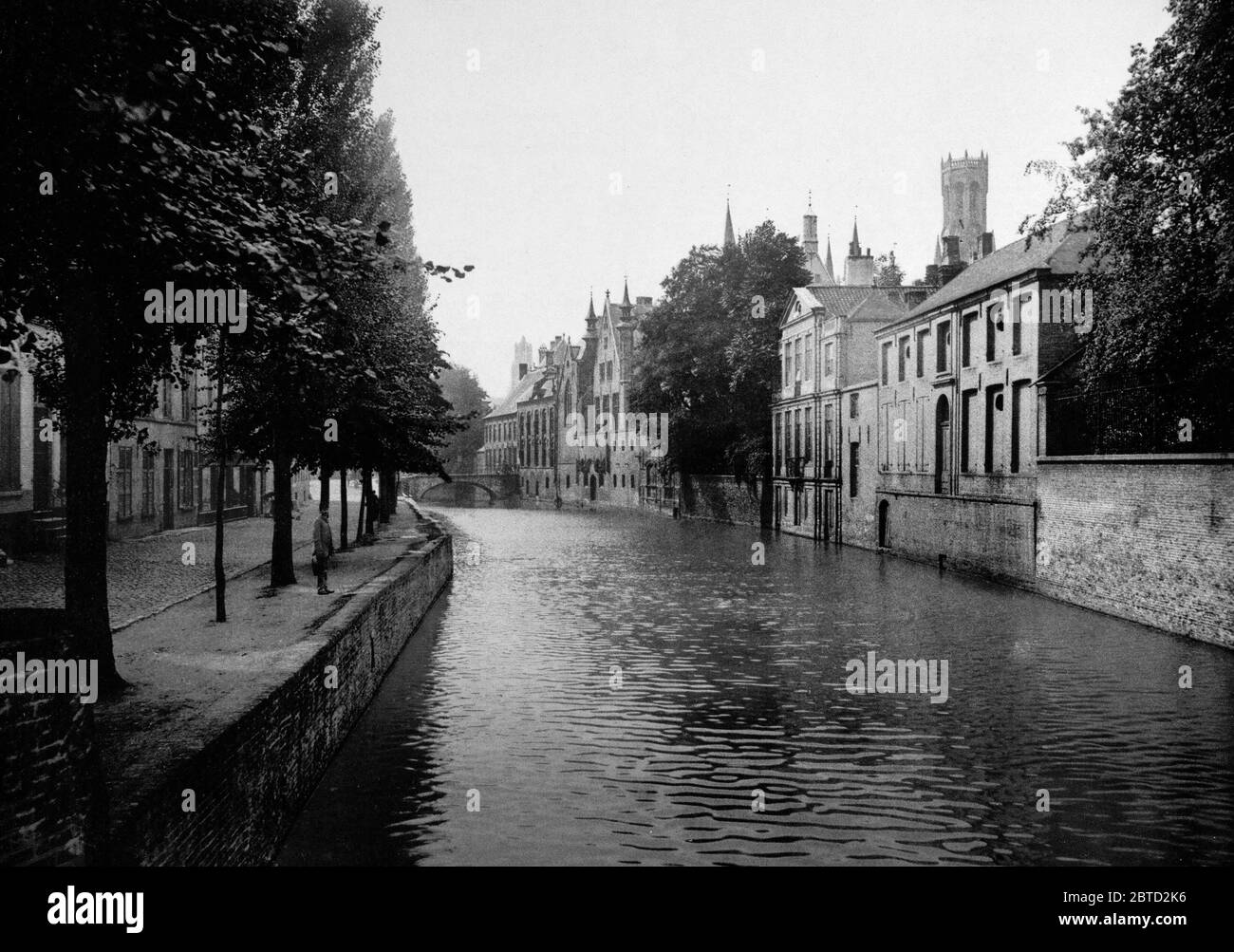 Maison du Francia, Bruges, Belgio ca. 1890-1900 Foto Stock