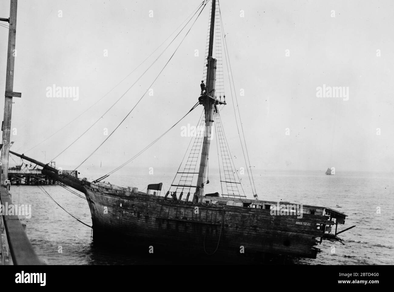 Nave naufragata, Steeplechase Park, Coney Island ca. 1910-1915 Foto Stock