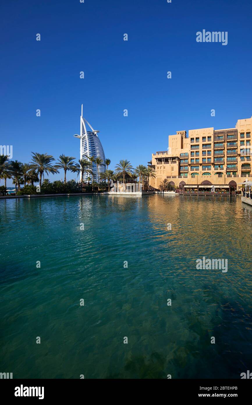 Al Arab hotel in Jumeirah, Dubai, Emirati Arabi Uniti Foto Stock