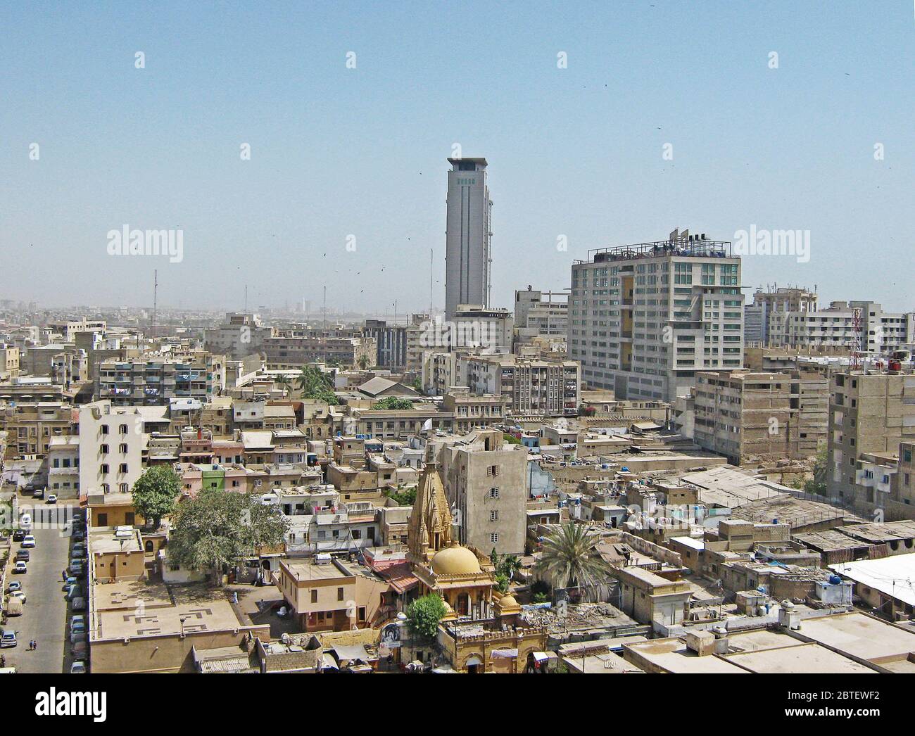 Torre MCB - Vista della città di Karachi, Pakistan - 07/05/2009 Foto Stock