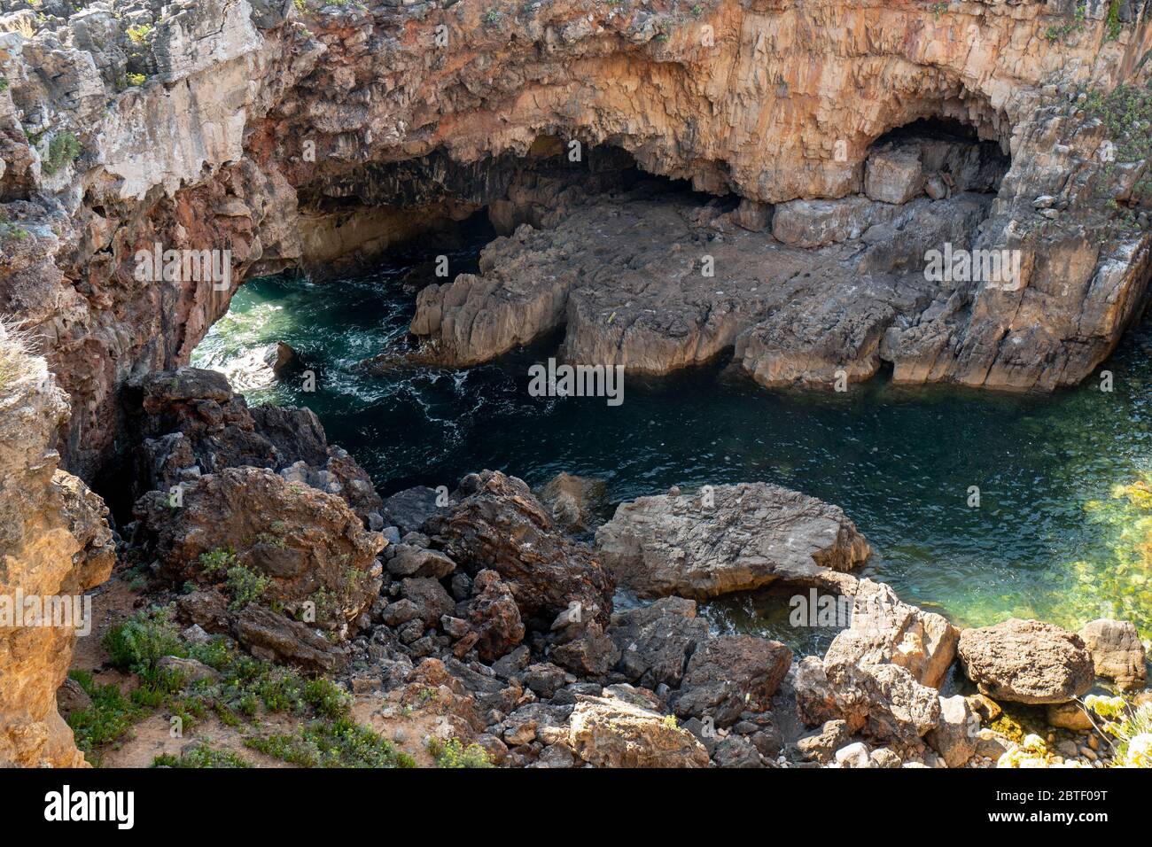 Europa, Portogallo, Caiscas. Boca de Inferno a Caiscas. Foto Stock