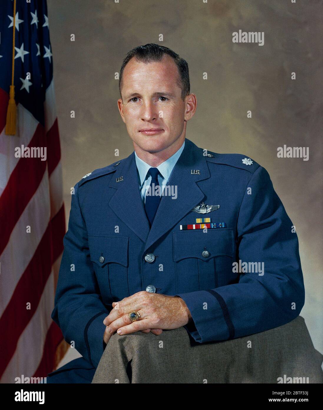 (1966) --- astronauta Edward H. White II (United States Air Force Tenente Colonnello), Gemini 4 pilota. Foto Stock