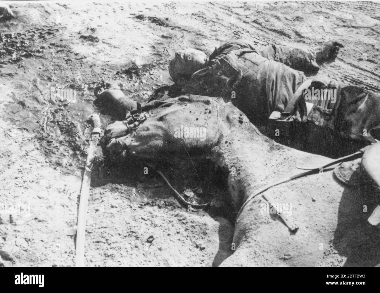 Operazione Barbarossa - invasione tedesca della Russia, 1941 - XV Divisione Fantaria della Divisione Turingia-Kurhessen Foto Stock