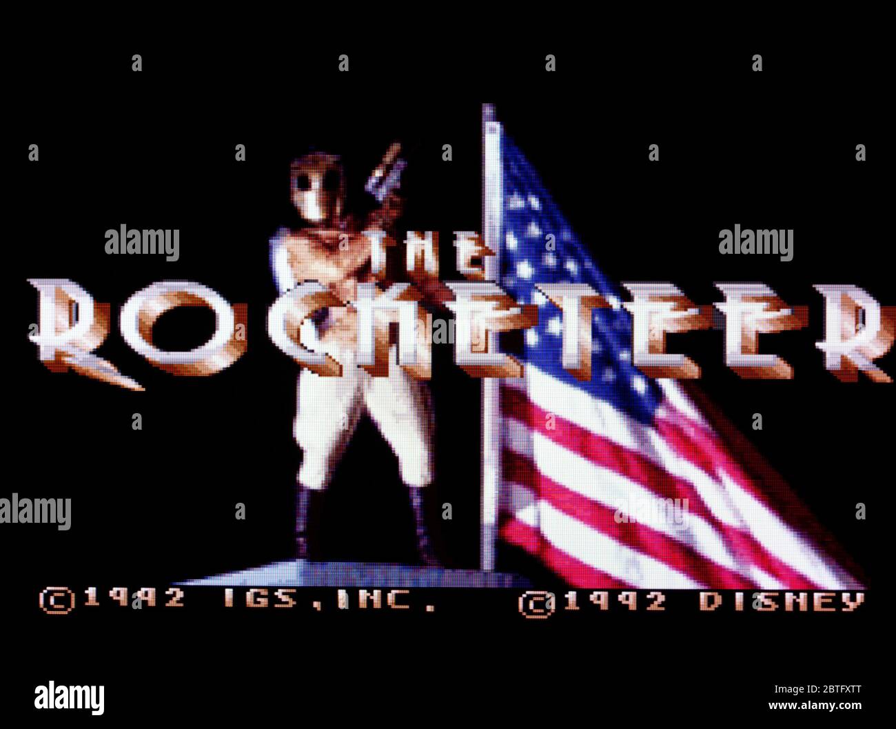 The Rocketeer - SNES Super Nintendo - solo per uso editoriale Foto Stock