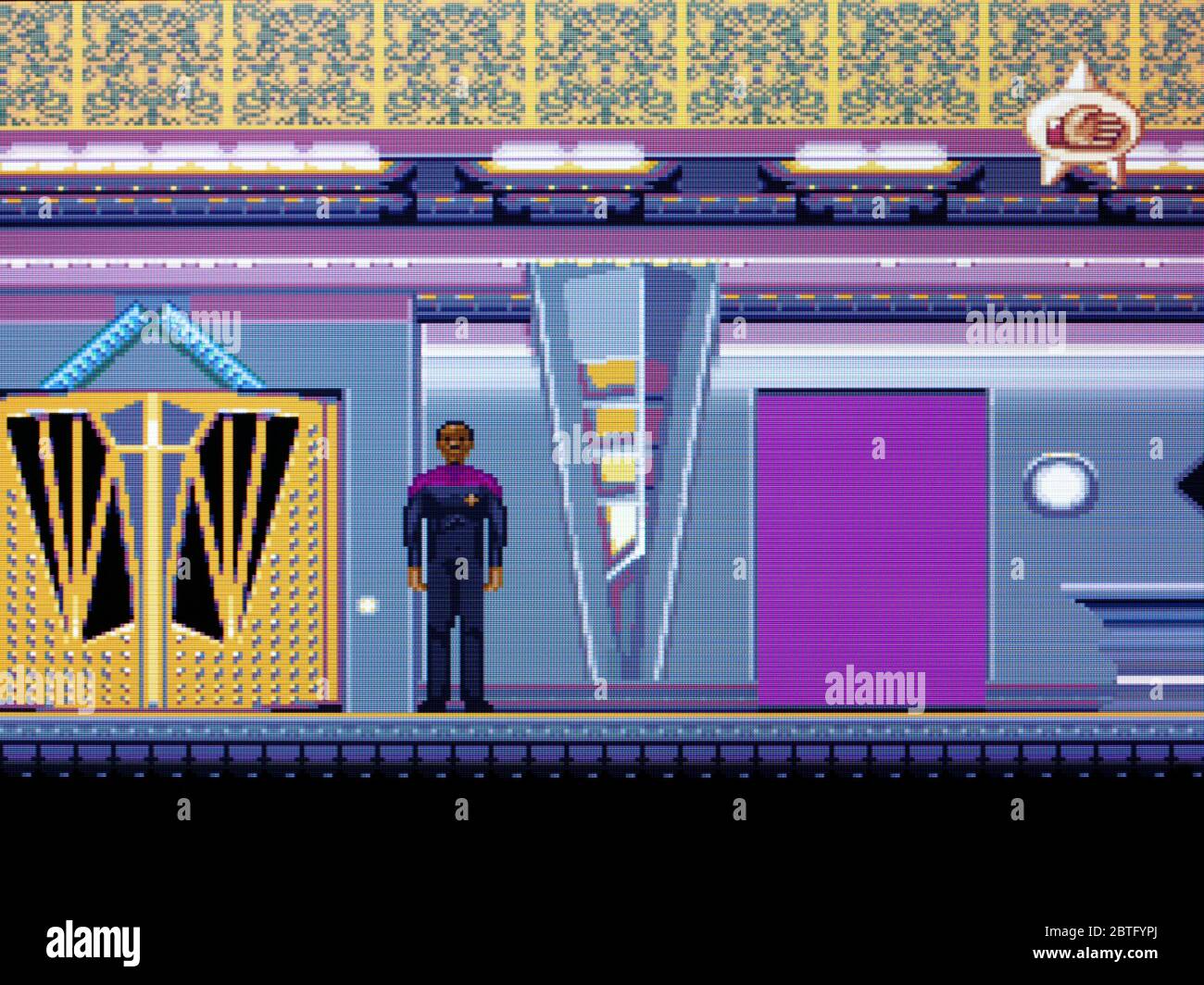 Star Trek Deep Space nove Crossroads del tempo - SNES Super Nintendo - solo per uso editoriale Foto Stock