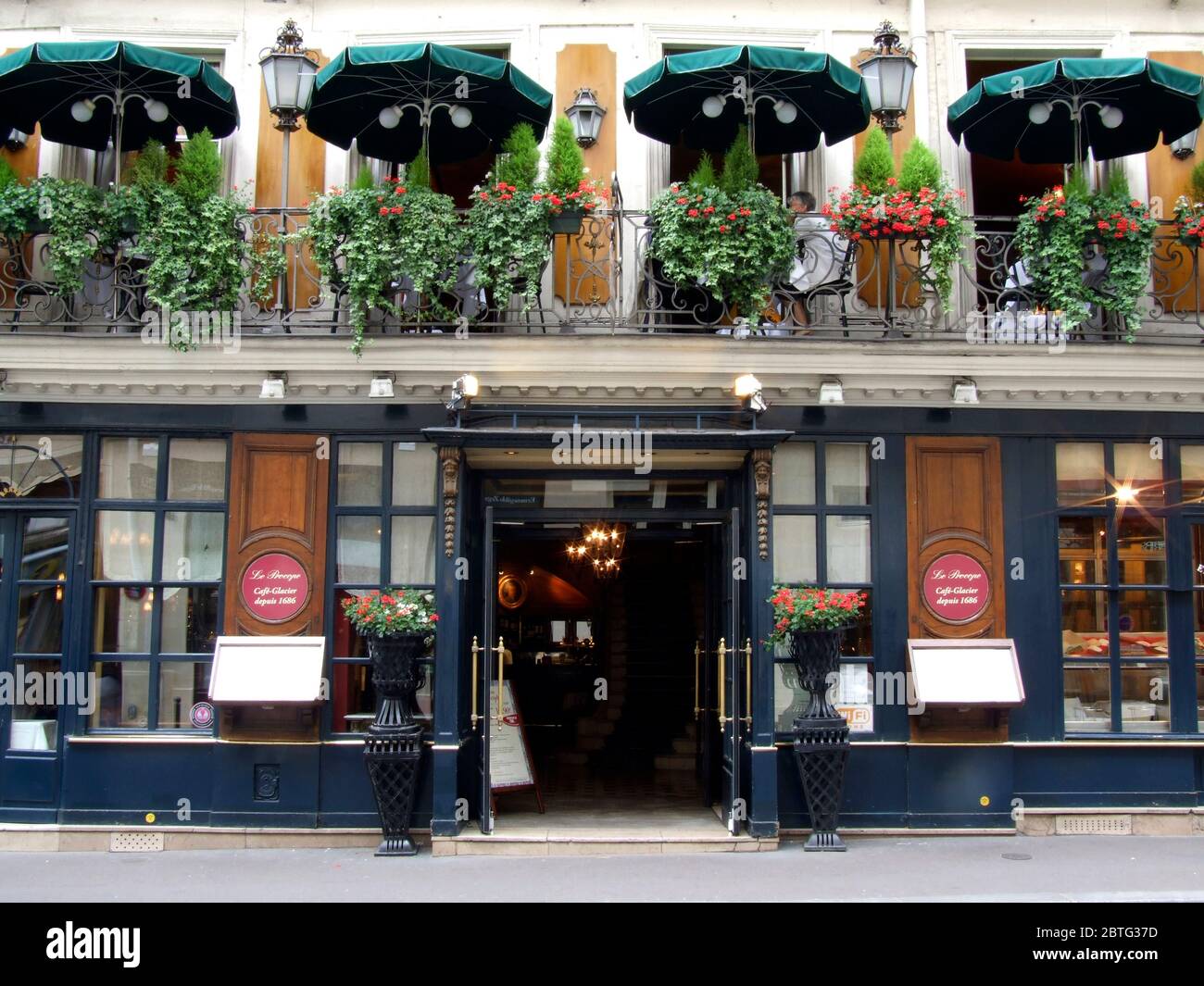 Le Procope, Cafe, Parigi, Francia Foto Stock