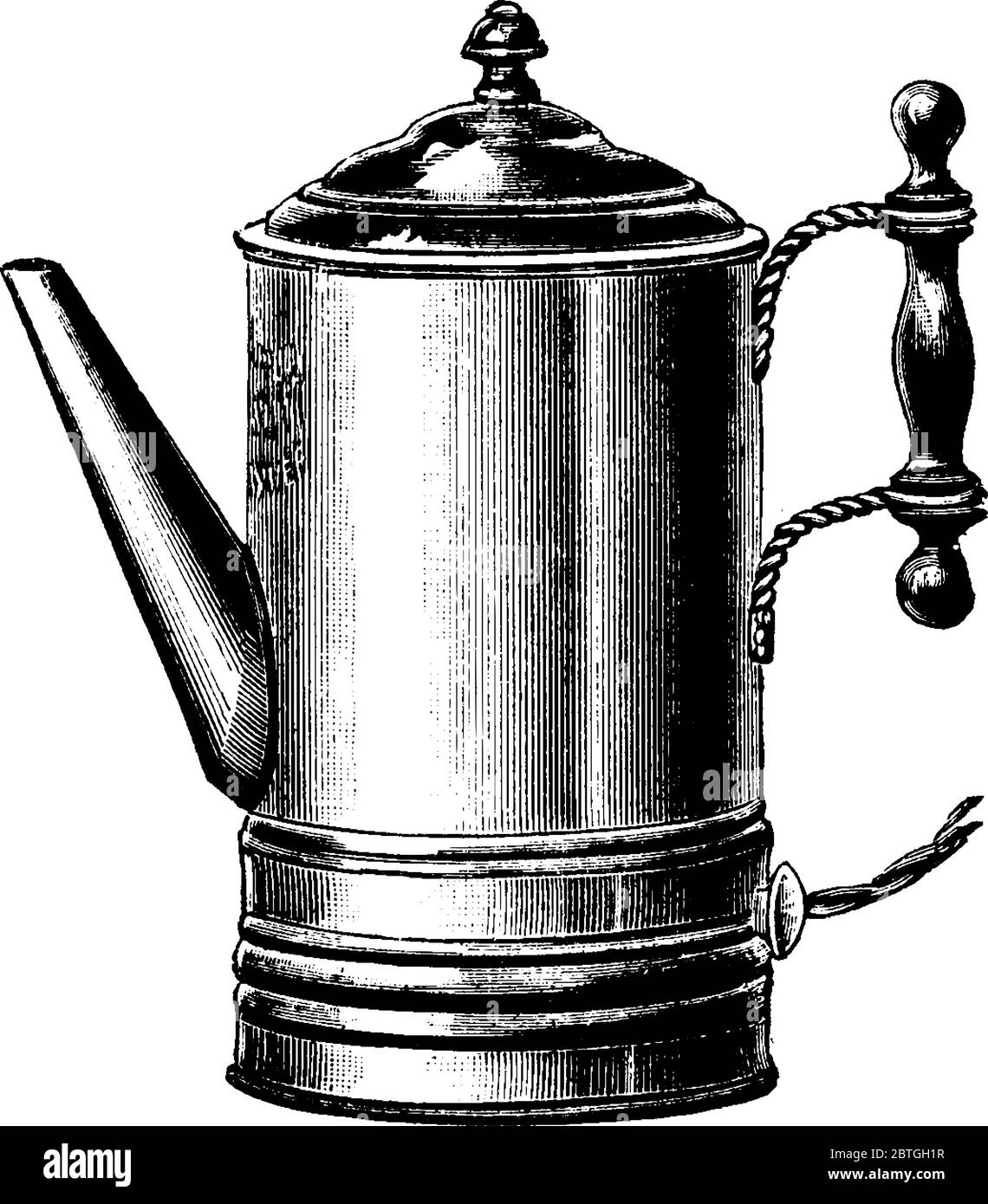 Si tratta di una vista della mattina presto in cui i raggi solari sono visualizzati vintage linea di disegno o incisione illustrazione. Illustrazione Vettoriale