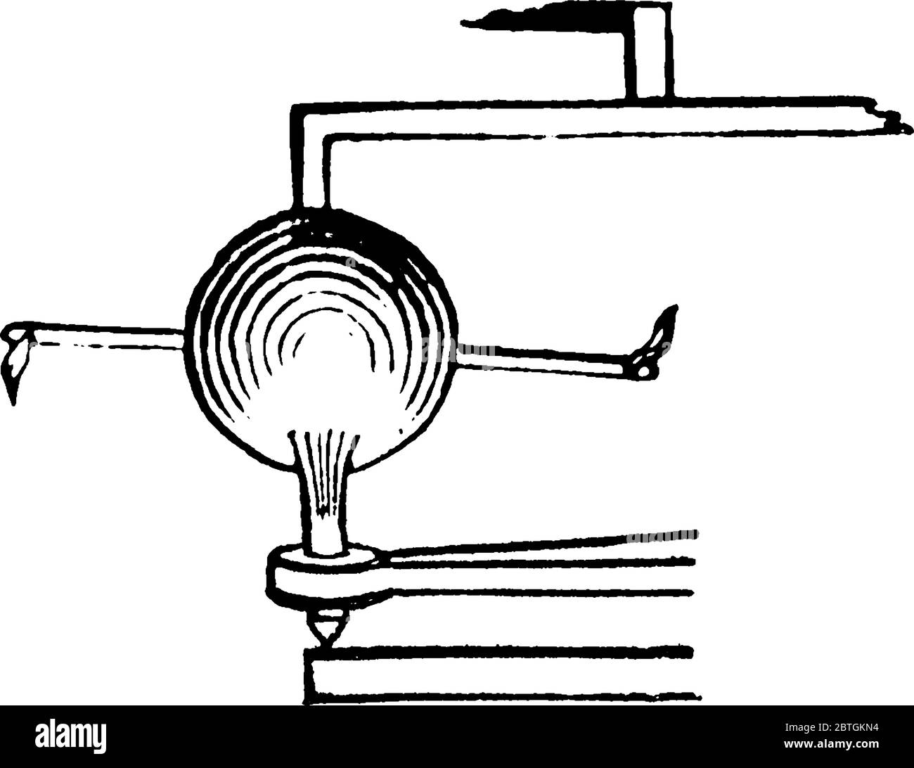 La generazione di vapore d'acqua mediante l'applicazione di calore, e la forza meccanica prodotta da questo mezzo, sembrano essere state comprese ad una r Illustrazione Vettoriale