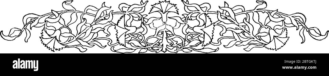 figura mostra disegno floreale o arrangiamento di fiori, è l'arte di utilizzare materiali vegetali e fiori per creare una composizione piacevole ed equilibrata, vi Illustrazione Vettoriale