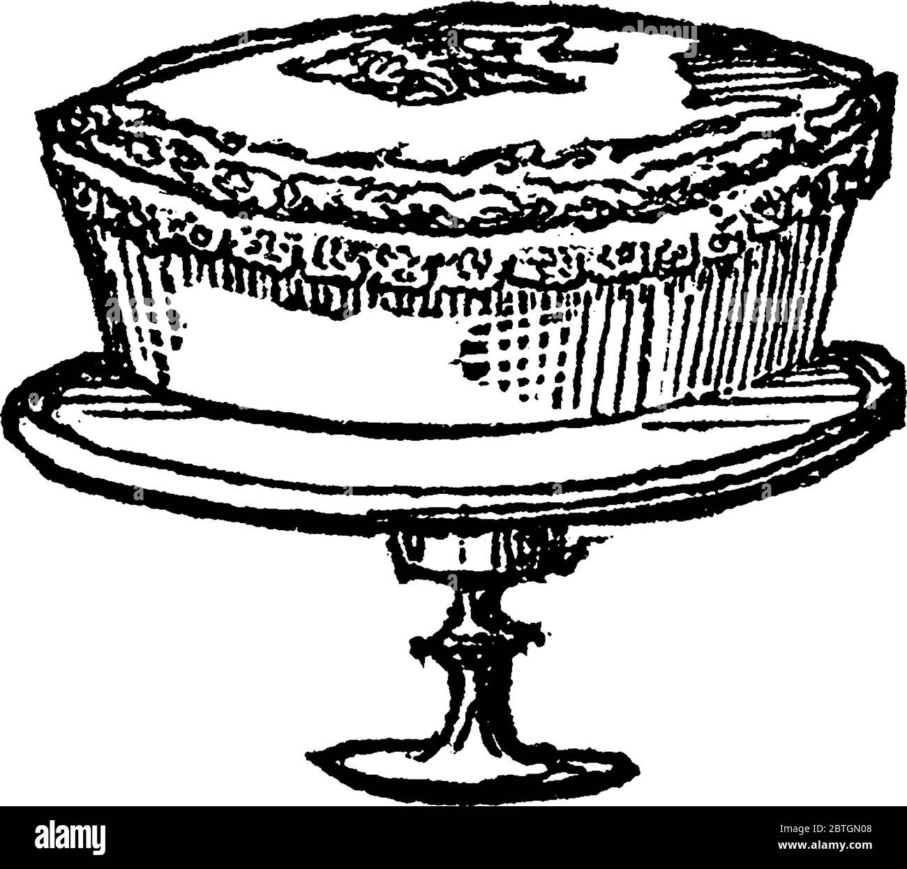 Un dolce dolce, dolce amato in tutto il mondo da tutti, da grandi a piccoli, principalmente cotti durante la festa di X-mas. È una composizione di farina, burro, zucchero Illustrazione Vettoriale