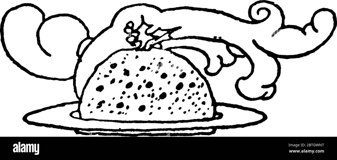 Una rappresentazione tipica del pasto come festa per celebrare l'ultimo giorno di scuola che termina l'anno, disegno di linea vintage o incisioni illust Illustrazione Vettoriale