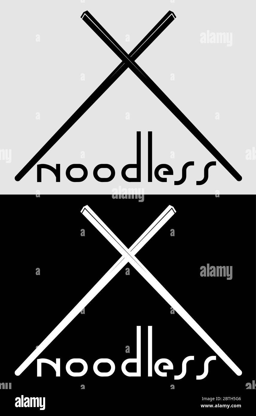 logo minimale nero della cucina asiatica, piatti a pasta di pesce Illustrazione Vettoriale logo minimale nero della cucina asiatica, piatti a pasta di pesce Illustrazione Vettoriale