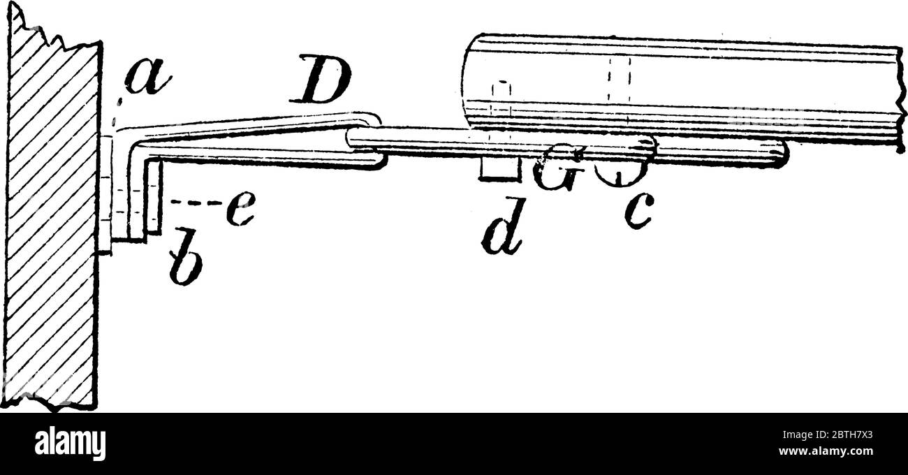La taglierina paglia viene utilizzata per tagliare cannucce fresche o secche, disegni di linee vintage o illustrazioni di incisione. Illustrazione Vettoriale
