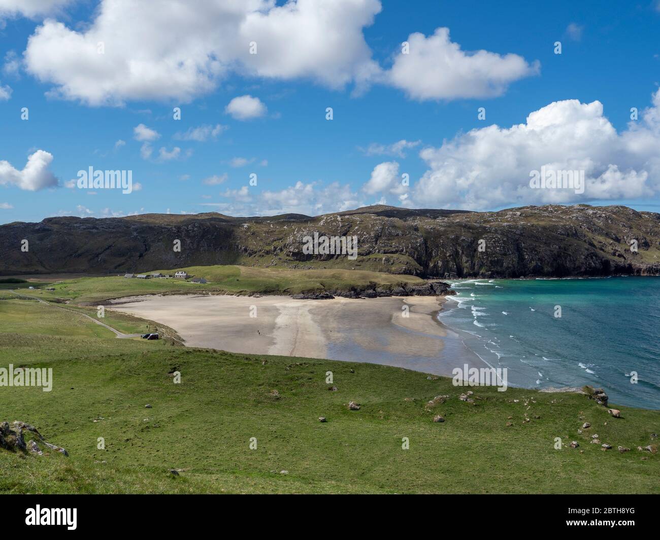 Camas na Clibhe vicino a Bhaltos, Isola di Lewis, Ebridi esterne, Scozia Foto Stock