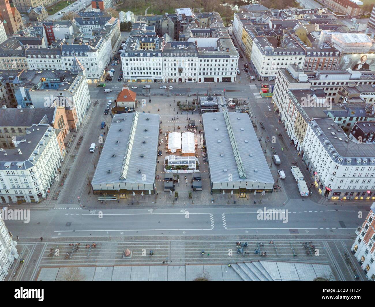 Torvehallerne a Copenhagen, Danimarca Foto Stock