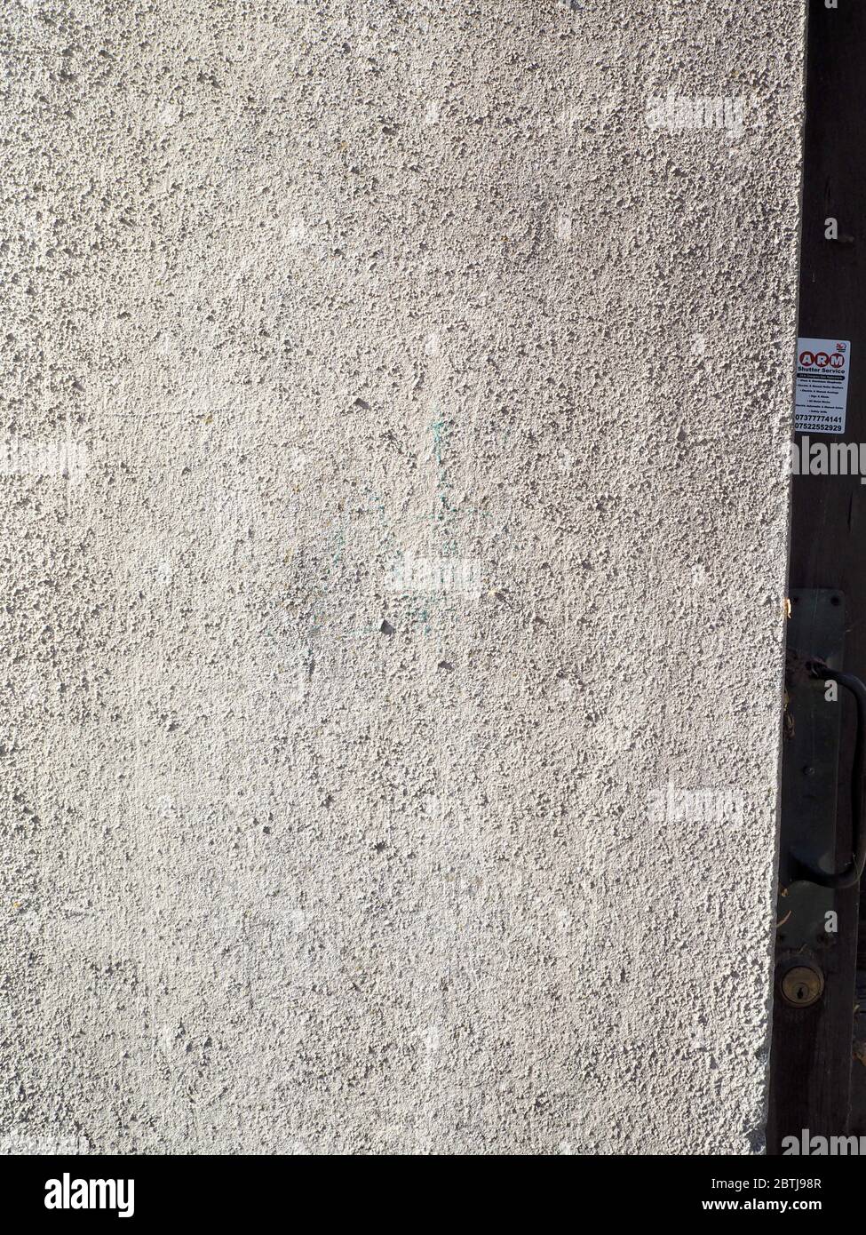 Parete esterna testurizzata Foto Stock