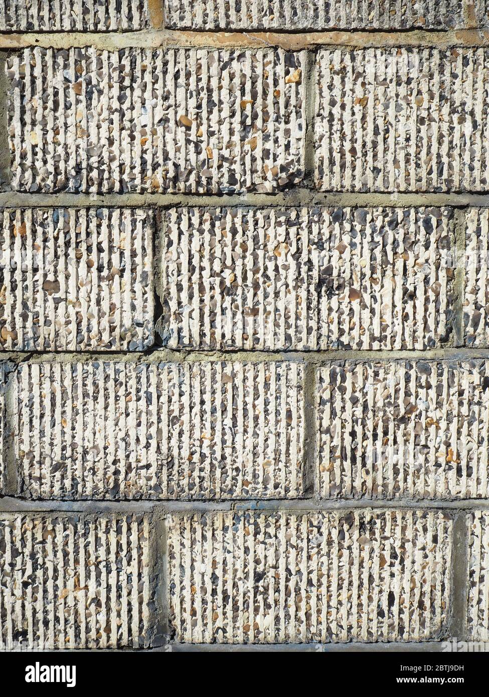 Breeze Block muro Foto Stock