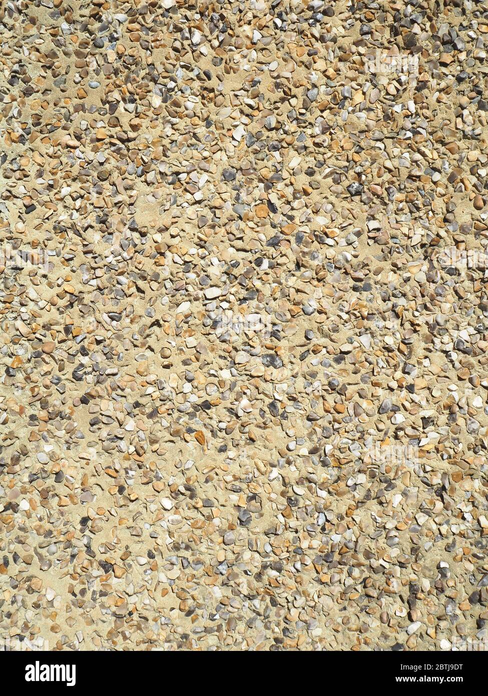 Ciottoli dash pareti Foto Stock