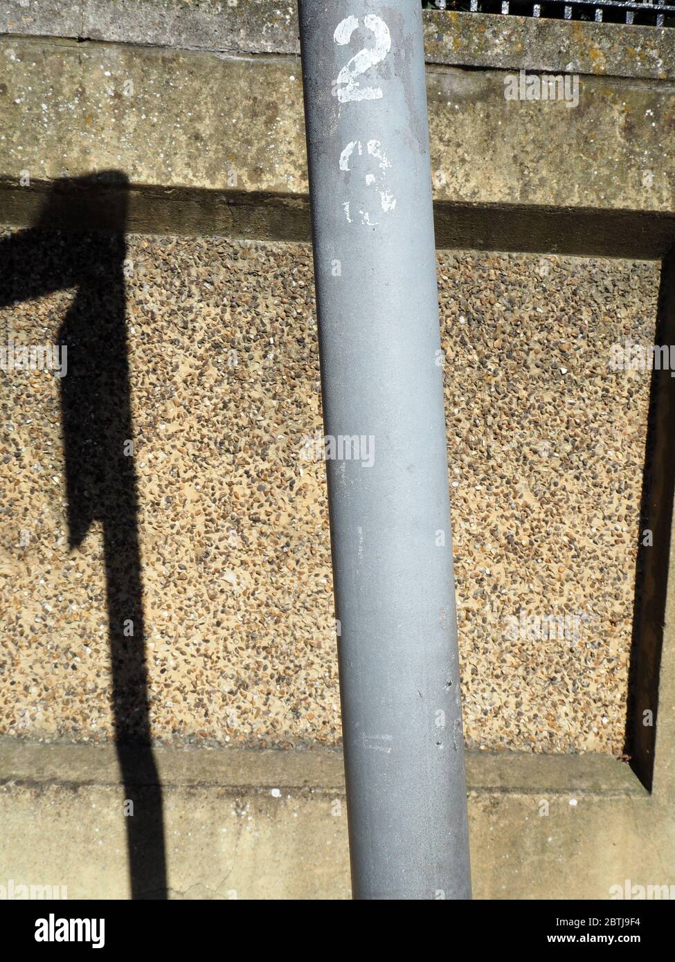 Ciottoli dash pareti Foto Stock