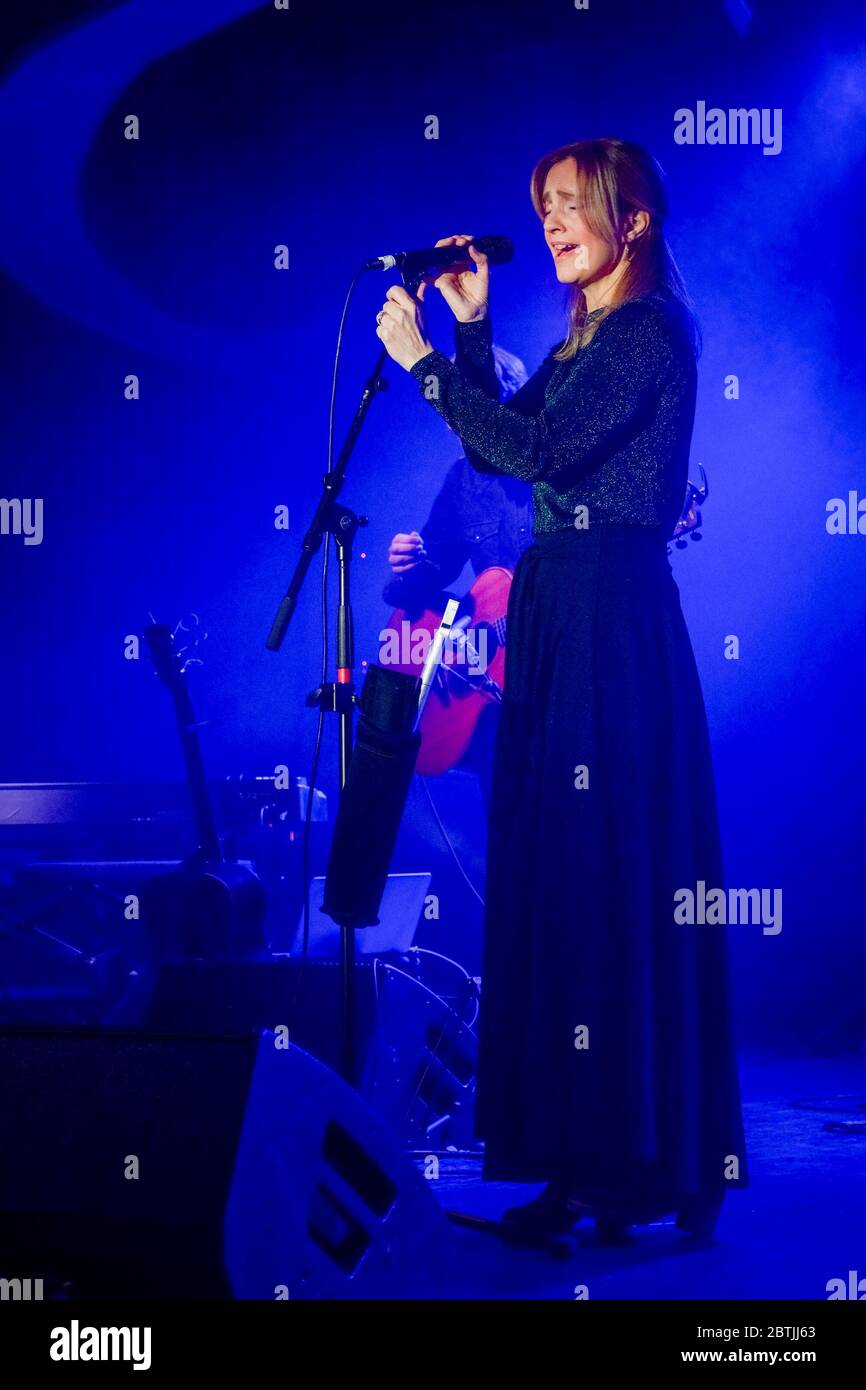 Irish Folk singer, Cara Dillon, concerto, Skegness, Inghilterra. Foto Stock