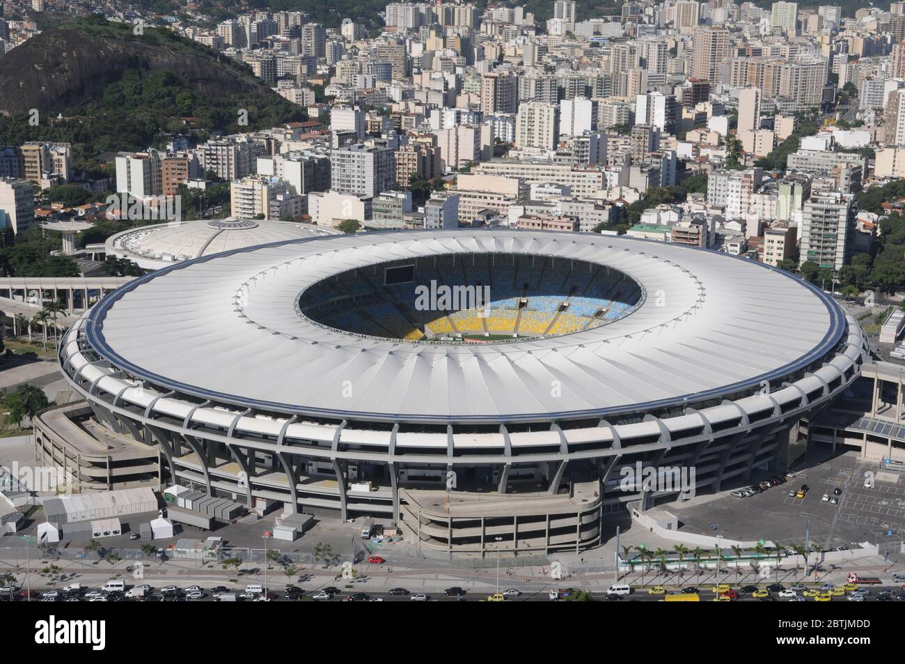 FOTO AEREA dello stadio Maracanã Foto Stock
