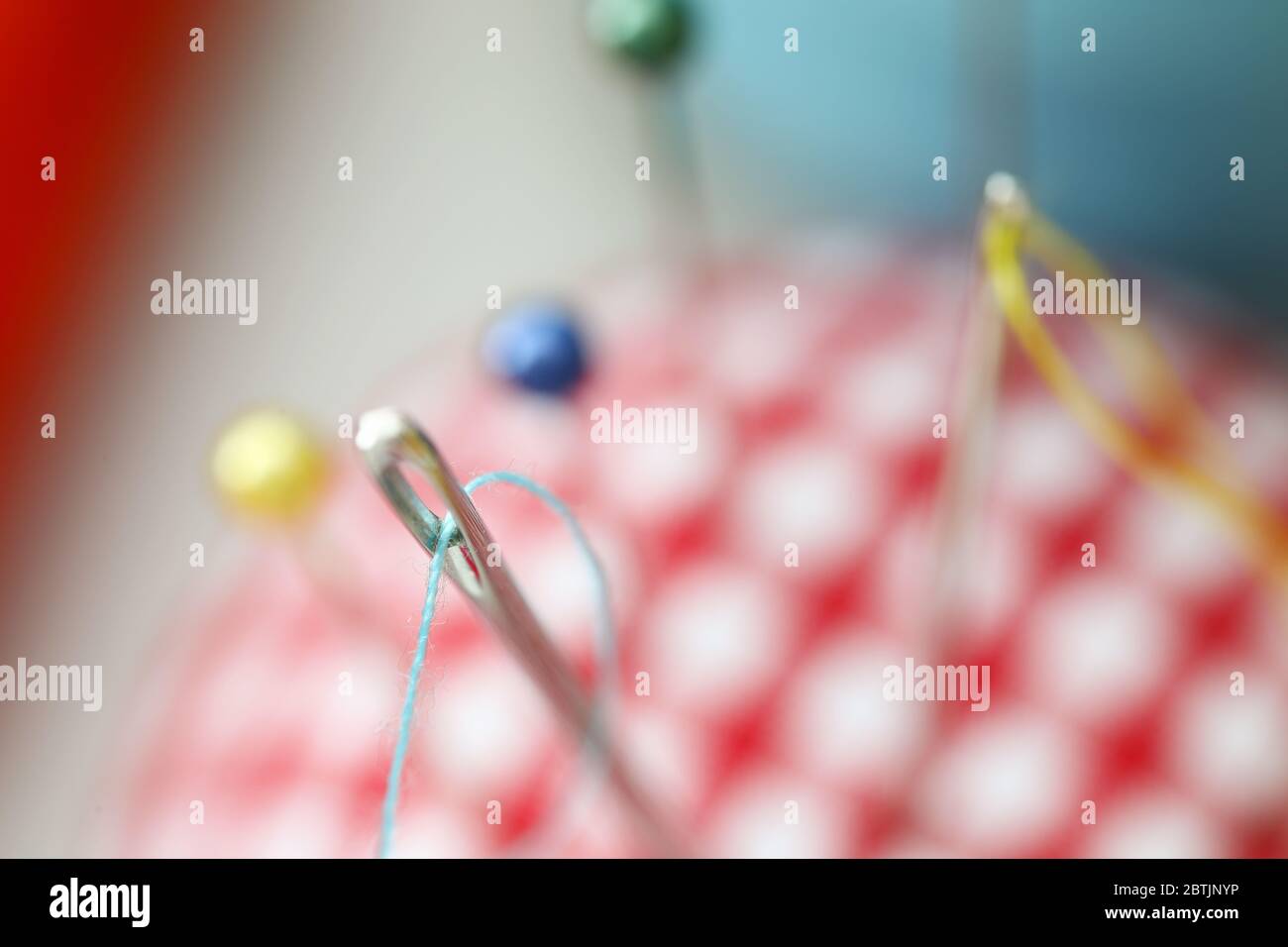 Tessuto con stampa a motivi di controllo Foto Stock