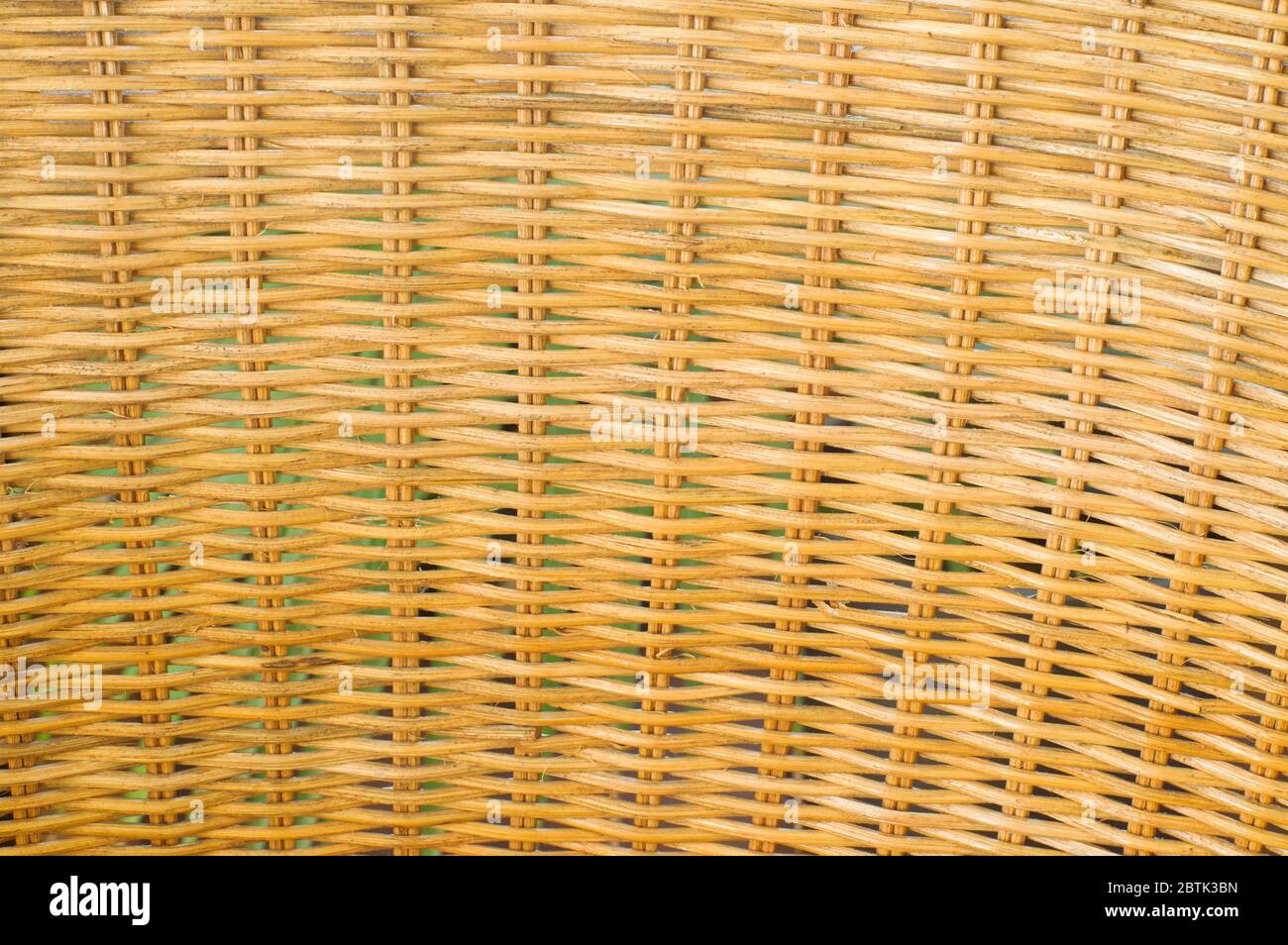 Beige wicker sedia texture sfondo Foto Stock