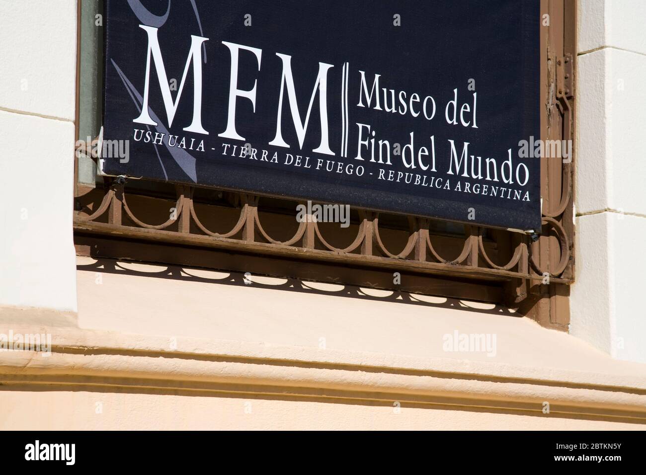 Museo di fine mondo a Ushuaia, Tierra del Fuego, Patagonia, Argentina Foto Stock