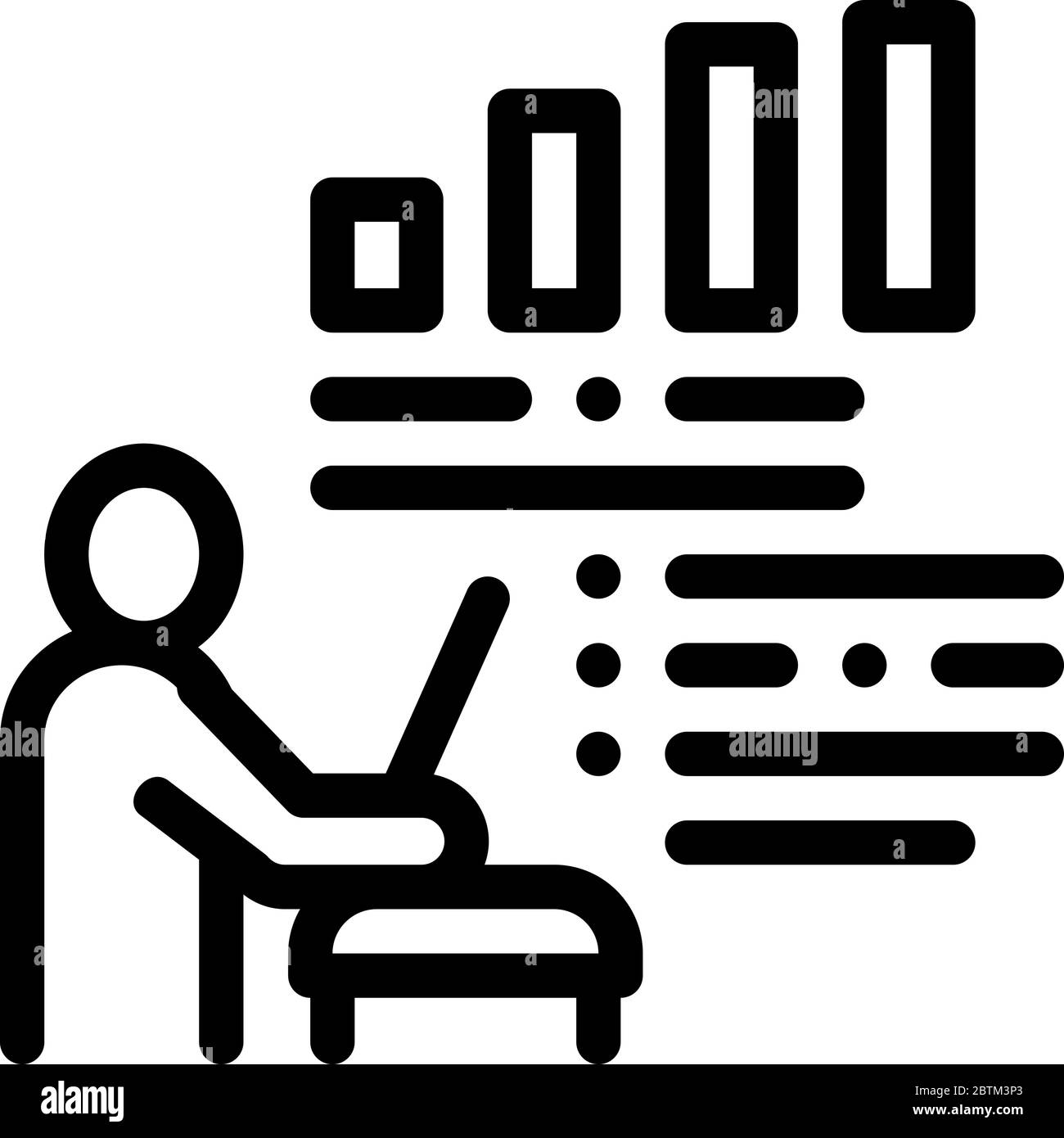 l'attore con grafico indica l'icona dell'illustrazione vettoriale Illustrazione Vettoriale