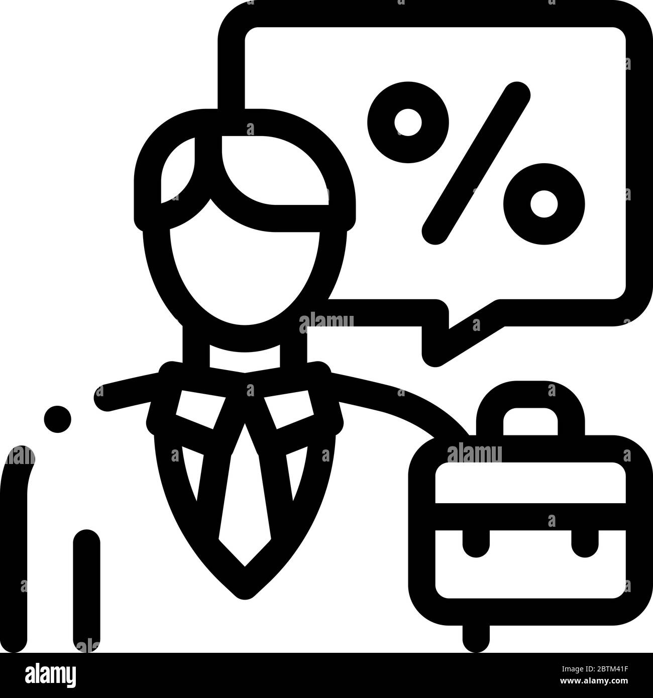 rappresentazione vettoriale icona di interesse per il profitto Illustrazione Vettoriale