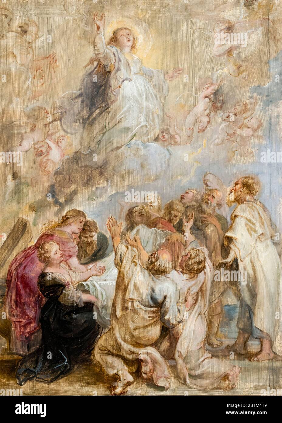 Pietro Paolo Rubens, l'Assunzione della Vergine, pittura, 1636-1638 Foto Stock
