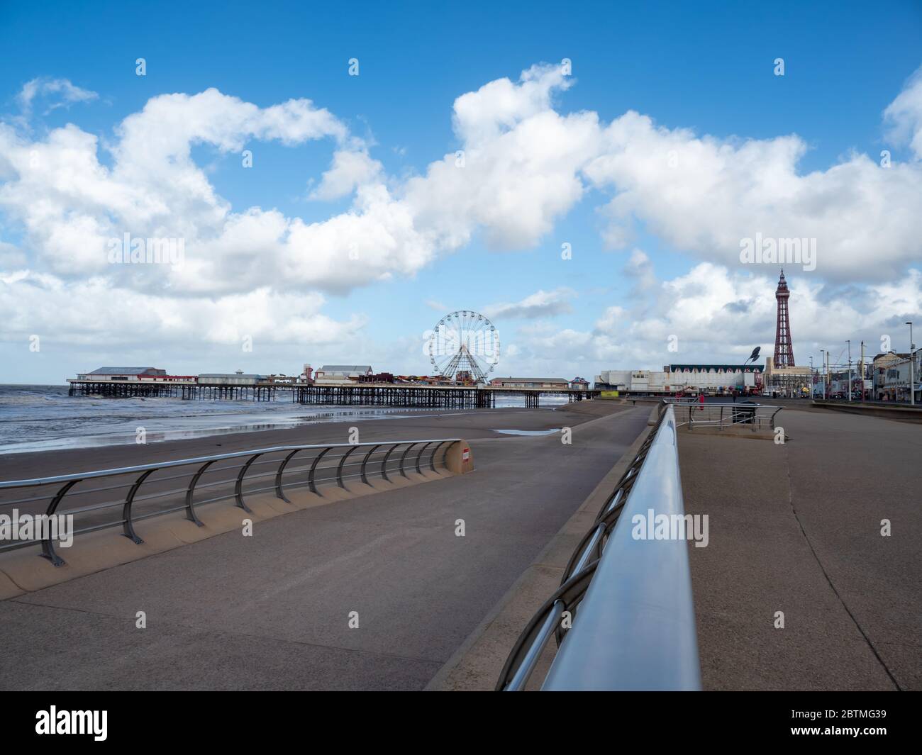 Blackpool destinazione di viaggio Lancashire Nord Inghilterra Foto Stock