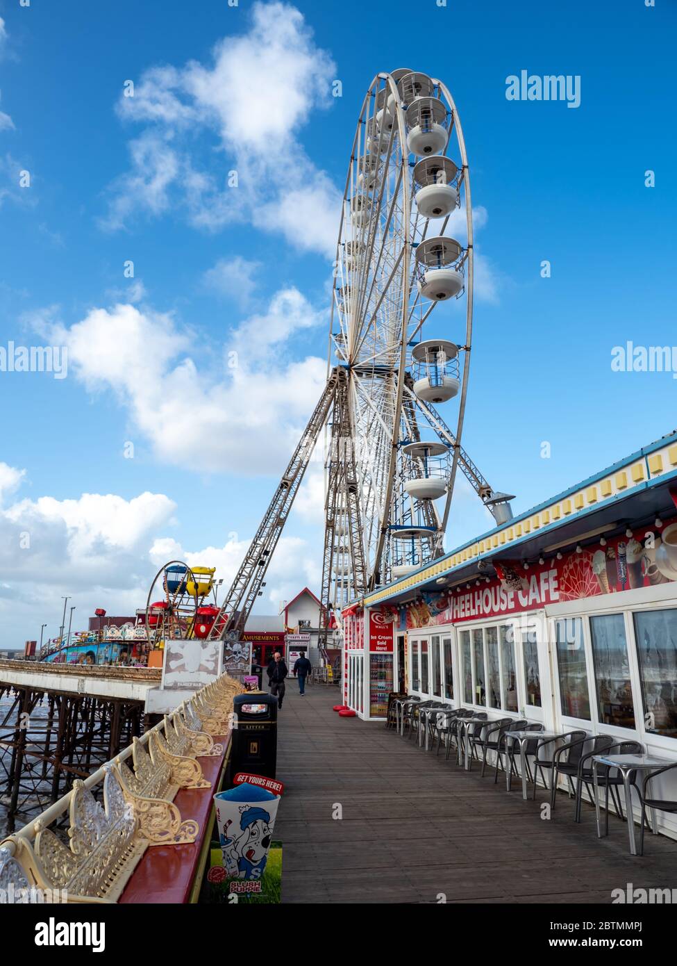 Blackpool destinazione di viaggio Lancashire Nord Inghilterra Foto Stock