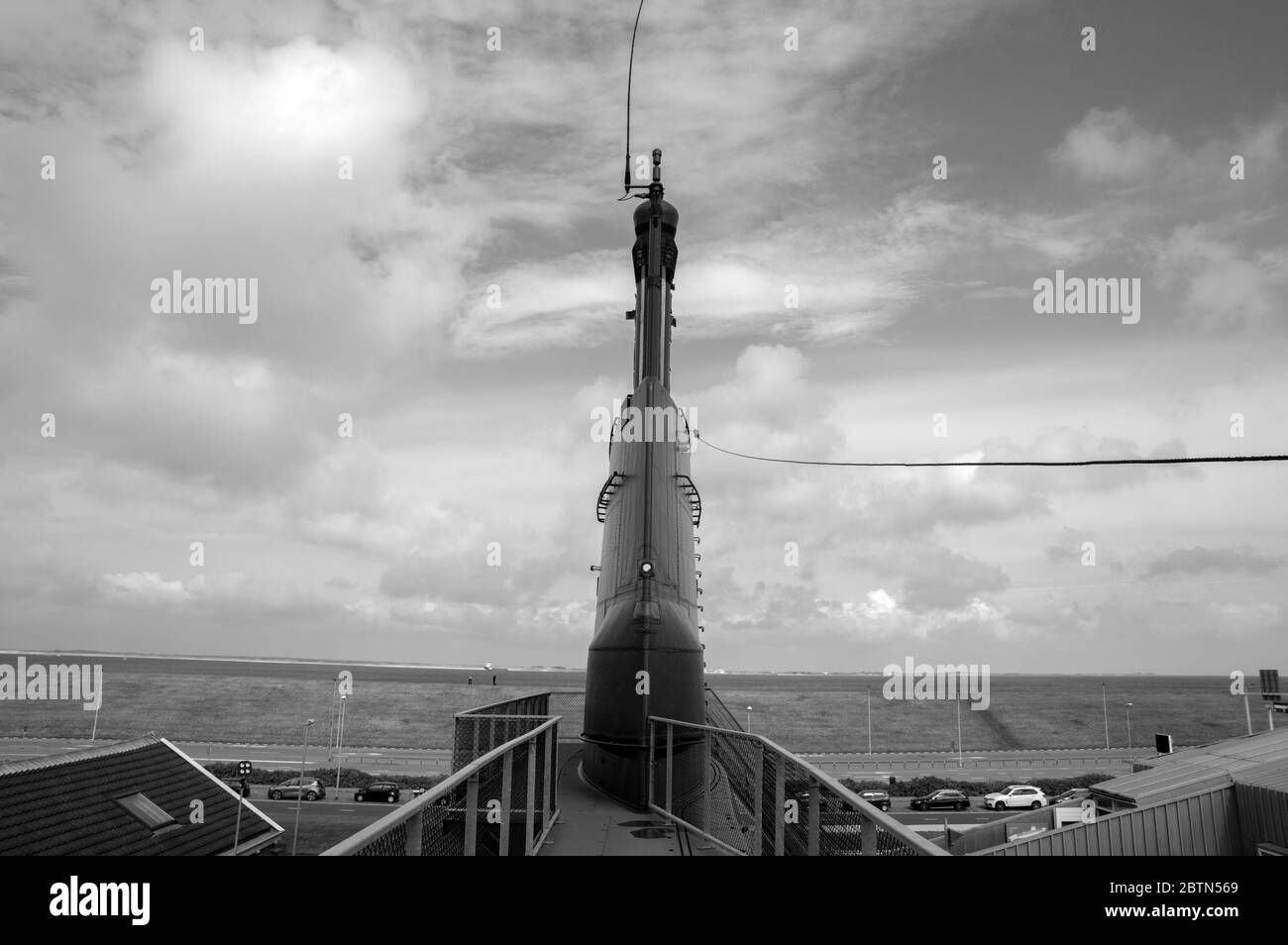 Backside Submarine The HNLS Tonijn al Willemsoord Complex Den Helder Paesi Bassi 23 settembre 2019 Foto Stock