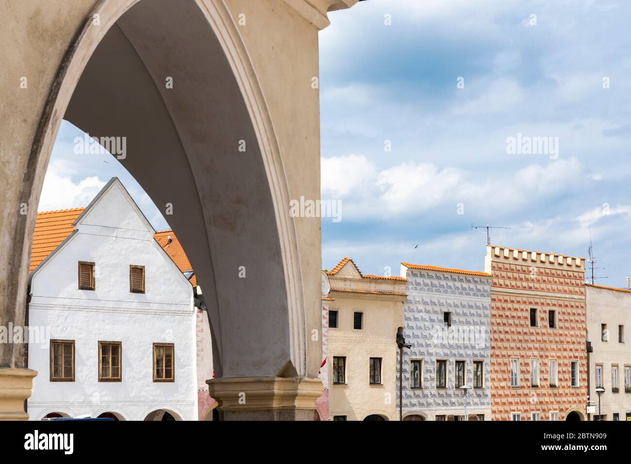 Olad città Slavonice in Repubblica Ceca Foto Stock