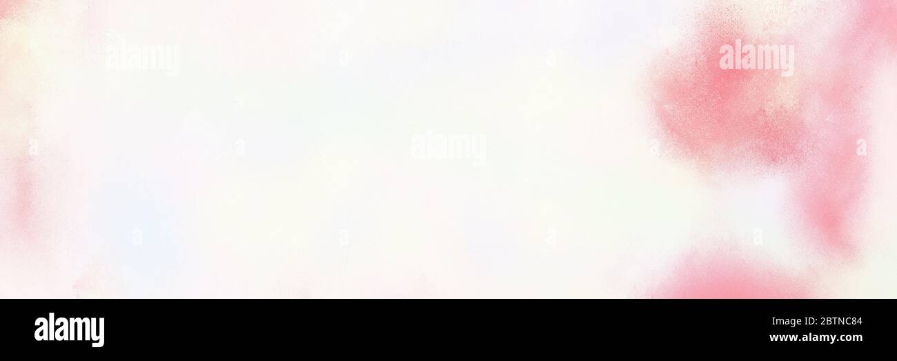struttura astratta e orizzontale con fumo bianco, rosa chiaro e corallo chiaro. può essere utilizzato come intestazione o banner. Foto Stock