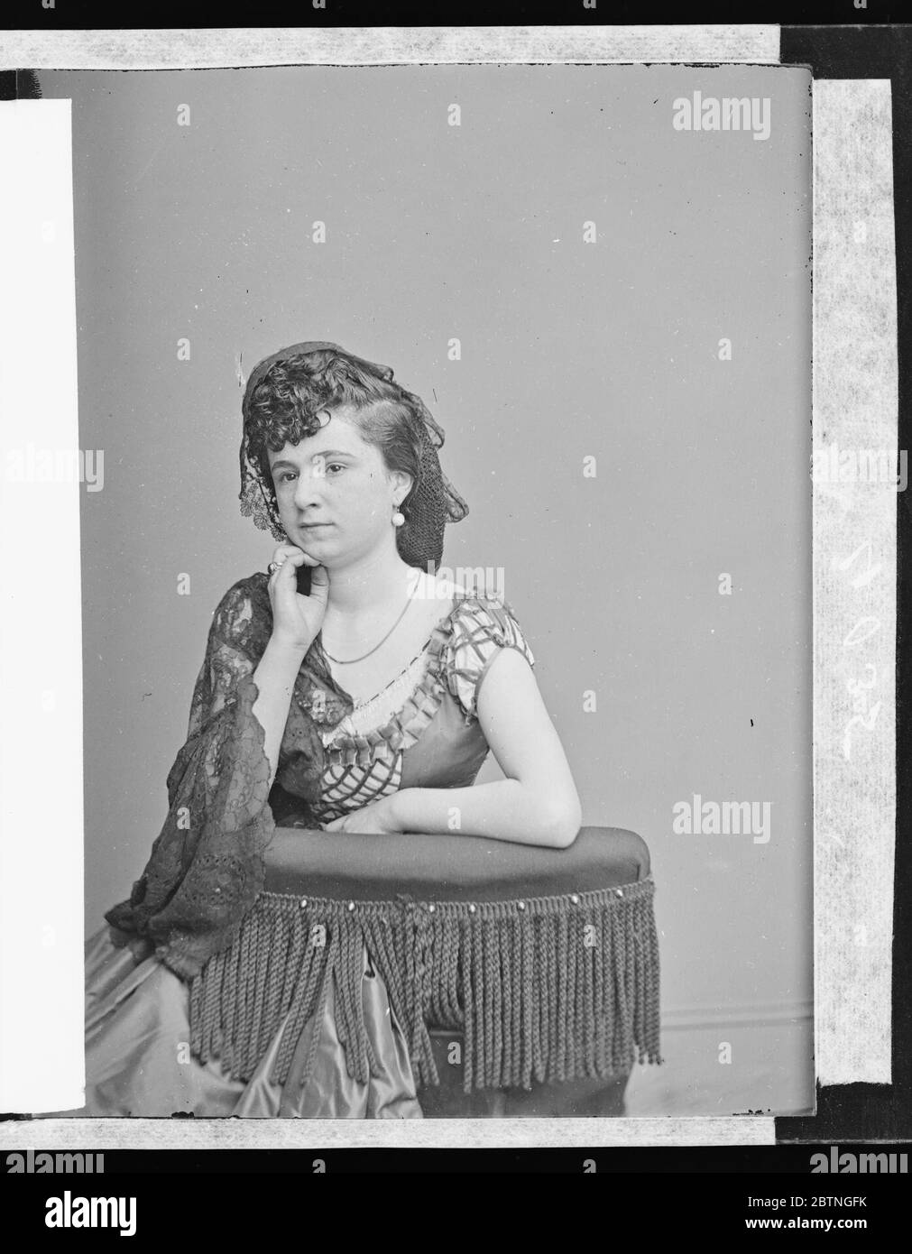 La donna non identificato. Foto Stock