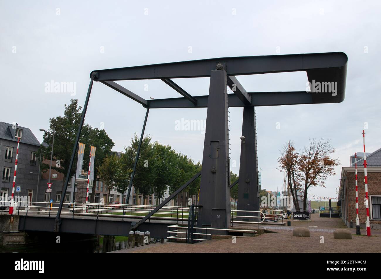 Ponte d'ingresso al Willemsoord Complex Den Helder Paesi Bassi 23 settembre 2019 Foto Stock