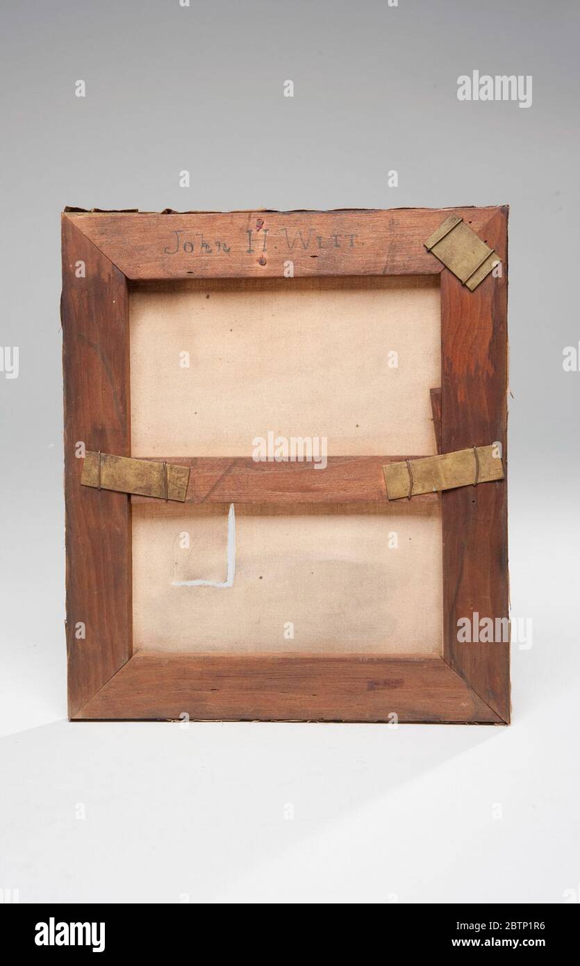 Modello di brevetto per telai di barella per tele. Questo modello di brevetto dimostra un'invenzione per metodi per realizzare telai per lettiere di basso costo e robusti; l'invenzione è stata concessa con il numero di brevetto 192319. Attualmente non vista Foto Stock