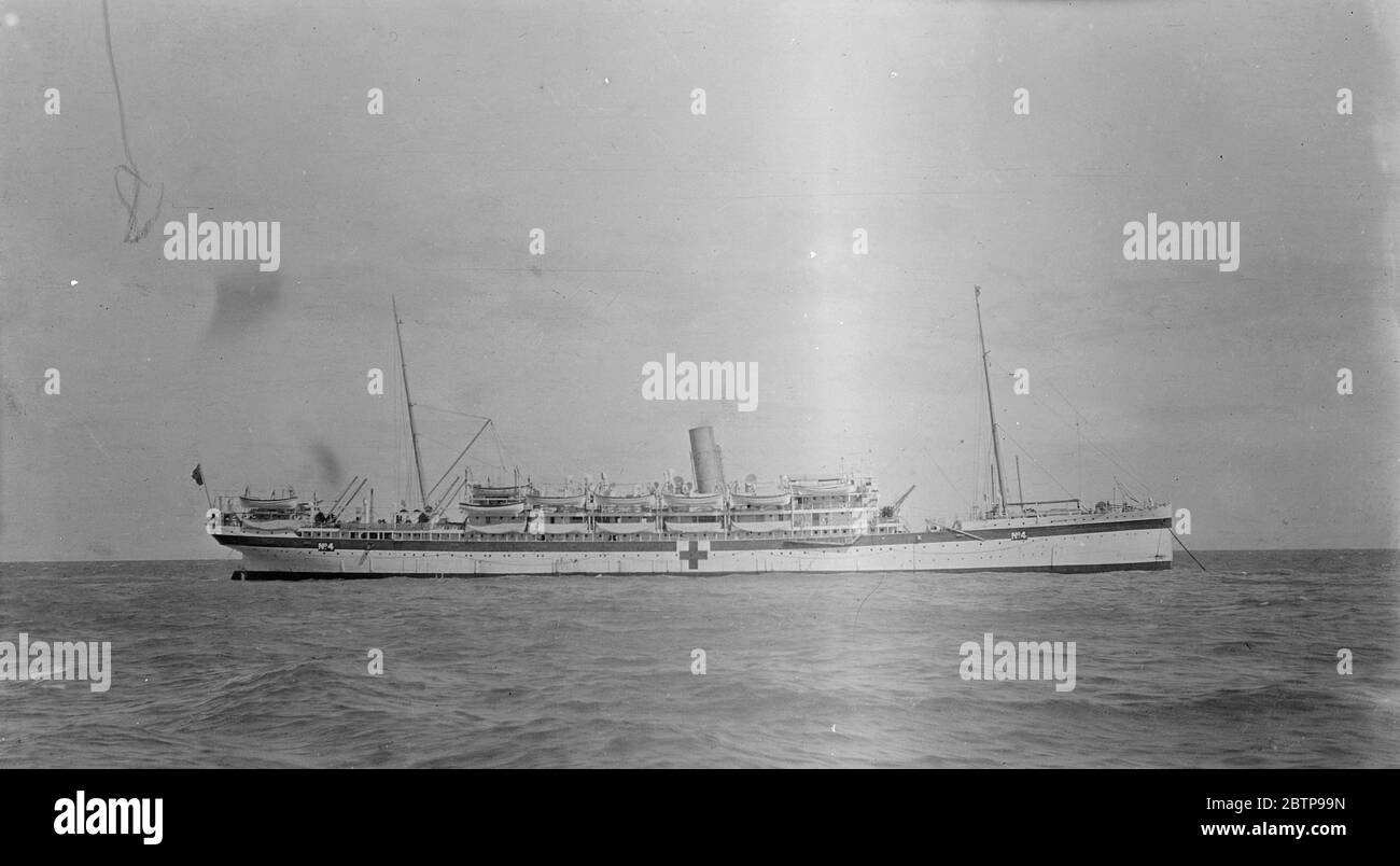 Nave ospedaliera britannica HMHS Plassy (N. 4 ) Foto Stock