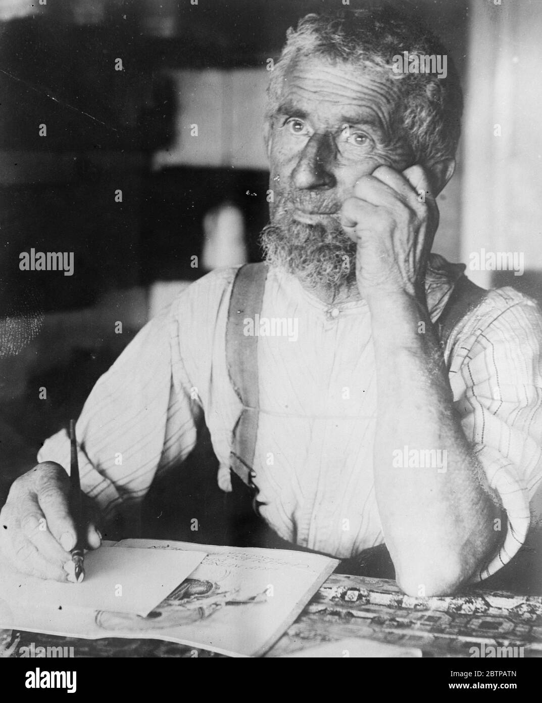 Joseph Weissenberg . Un Profeta di Potsdam che ha predetto il destino dell' Inghilterra il 31 maggio . 23 maggio 1929 Foto Stock