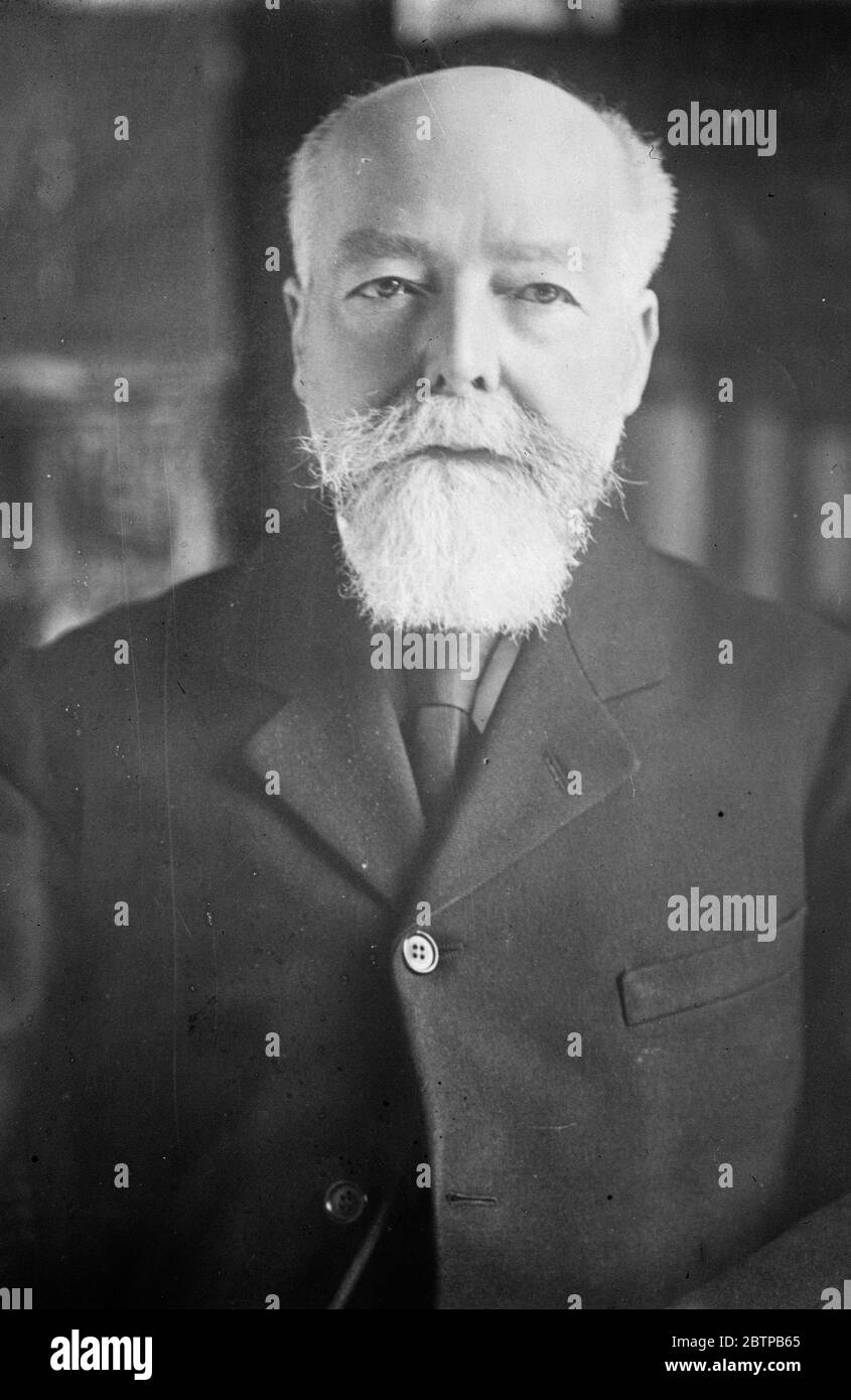Le elezioni presidenziali francesi . M Doumer . 13 maggio 1931 Foto Stock
