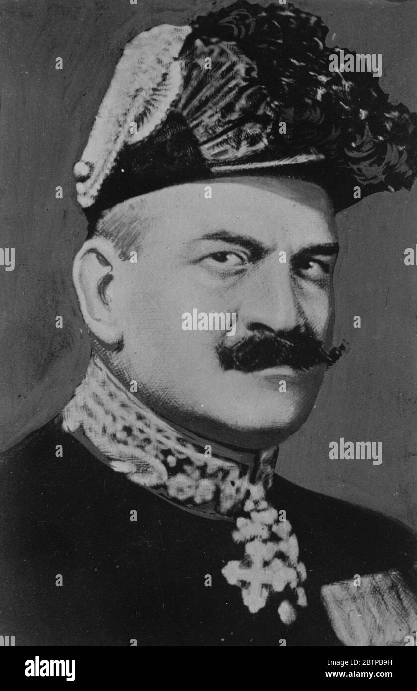 Mussolini n. 2. Il conte ciano , suggerito come successore di Mussolini . Giugno 1930 Foto Stock